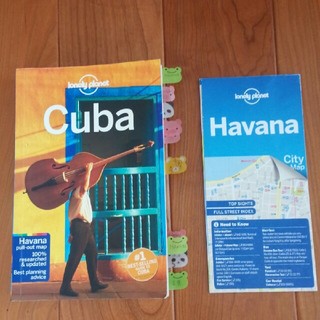 キューバ　ガイドブック　ロンリープラネット(地図/旅行ガイド)