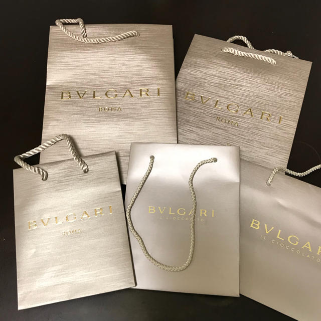 BVLGARI(ブルガリ)のBVLGARIブルガリ袋5点セット レディースのバッグ(ショップ袋)の商品写真