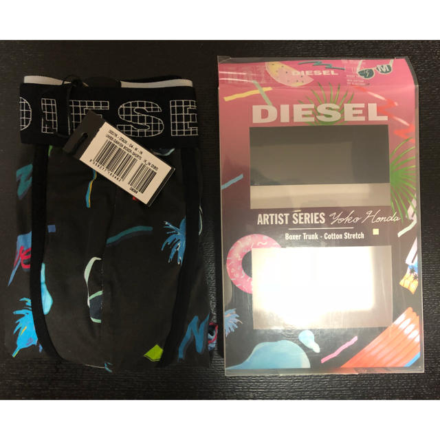 DIESEL(ディーゼル)のDIESEL(ディーゼル) メンズ 　ボクサーパンツⅯ  ブラック メンズのアンダーウェア(ボクサーパンツ)の商品写真