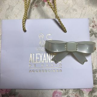 アレクサンドルドゥパリ(Alexandre de Paris)のアレクサンドル ドゥ パリ リボン バレッタ(バレッタ/ヘアクリップ)