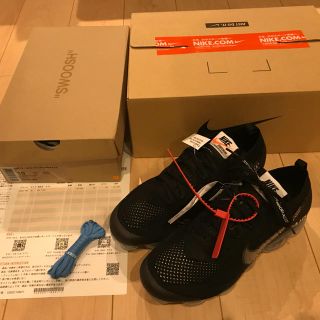 ナイキ(NIKE)のNike×Off White Vapor Max ナイキオフホワイト(スニーカー)