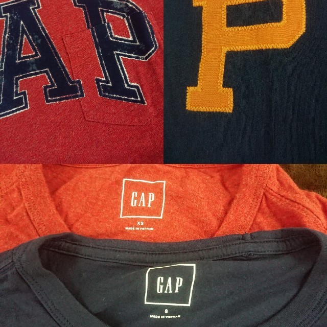 GAP(ギャップ)の【未使用】【GAP】 ギャップTシャツ/メンズS/XS/2枚 メンズのトップス(Tシャツ/カットソー(半袖/袖なし))の商品写真