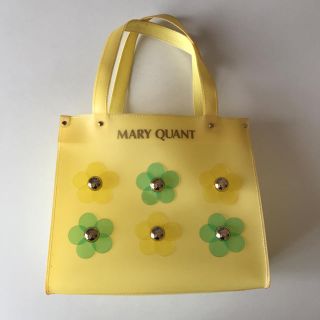 マリークワント(MARY QUANT)のマリークワントほぼ新品＊フラワーモチーフバッグ(ハンドバッグ)