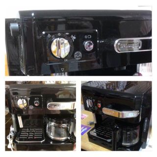 デロンギ(DeLonghi)のデロンギ コンビコーヒーメーカー BCO410J-B/ブラック　ＹＫＫ様専用(エスプレッソマシン)