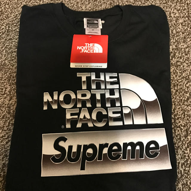supreme×The north face コラボT  Sサイズ