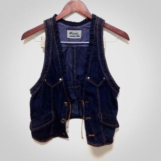 ダブルクローゼット(w closet)のw closet☆デニムベスト（再）(ベスト/ジレ)