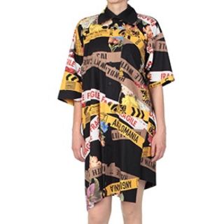 ヴィヴィアンウエストウッド(Vivienne Westwood)のFLOWER TAPE シャツワンピース(ミニワンピース)