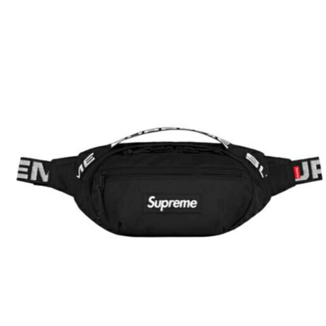 Supreme(シュプリーム)のSupreme 18ss Waist Bag Black 新品未使用 国内正規 メンズのバッグ(ウエストポーチ)の商品写真