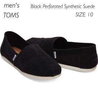 トムズ(TOMS)の【新品】メンズ★TOMS パンチングスウェード素材(スニーカー)