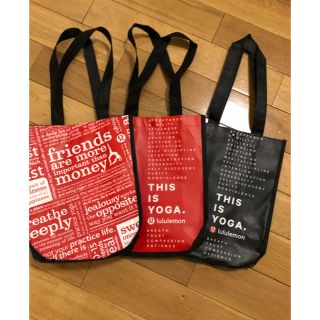 ルルレモン(lululemon)のlululemonのショップバック 新品未使用 3枚セット(ショップ袋)