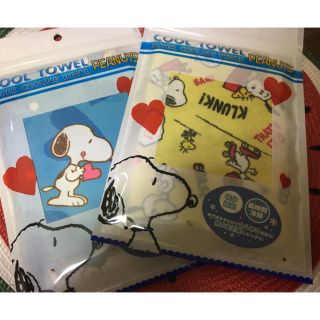 スヌーピー(SNOOPY)のスヌーピー クールタオルSET(タオル/バス用品)