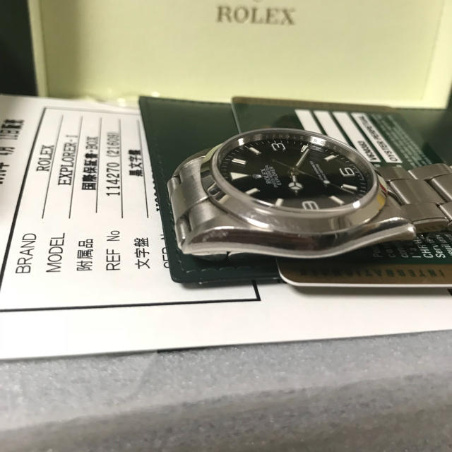 ROLEX(ロレックス)の【V番】ロレックス エクスプローラ1 メンズの時計(腕時計(アナログ))の商品写真