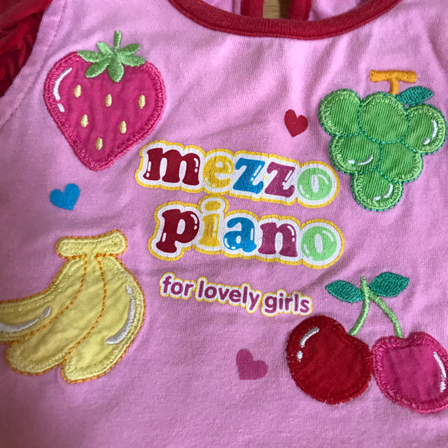 mezzo piano(メゾピアノ)のmezzo piano♡セットアップ キッズ/ベビー/マタニティのベビー服(~85cm)(Ｔシャツ)の商品写真