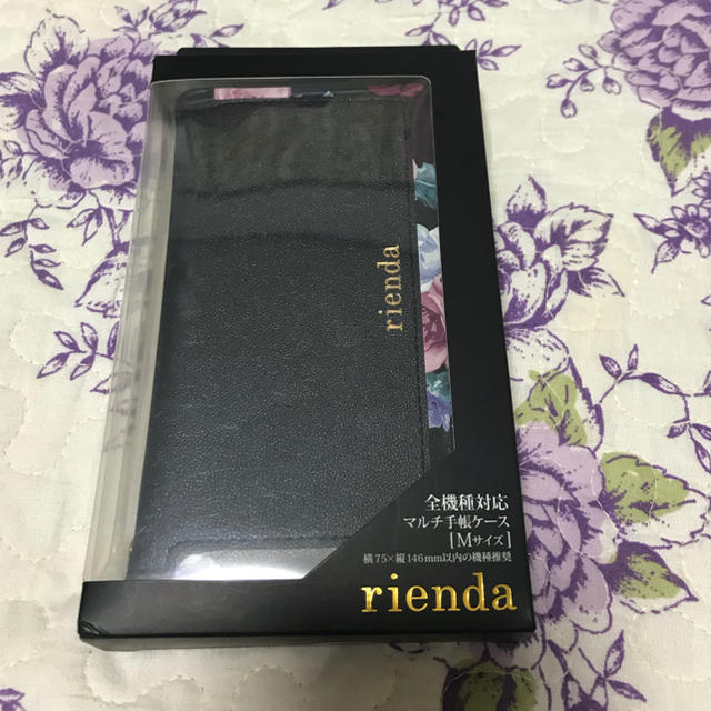 rienda(リエンダ)のrienda  スマホケース スマホ/家電/カメラのスマホアクセサリー(モバイルケース/カバー)の商品写真