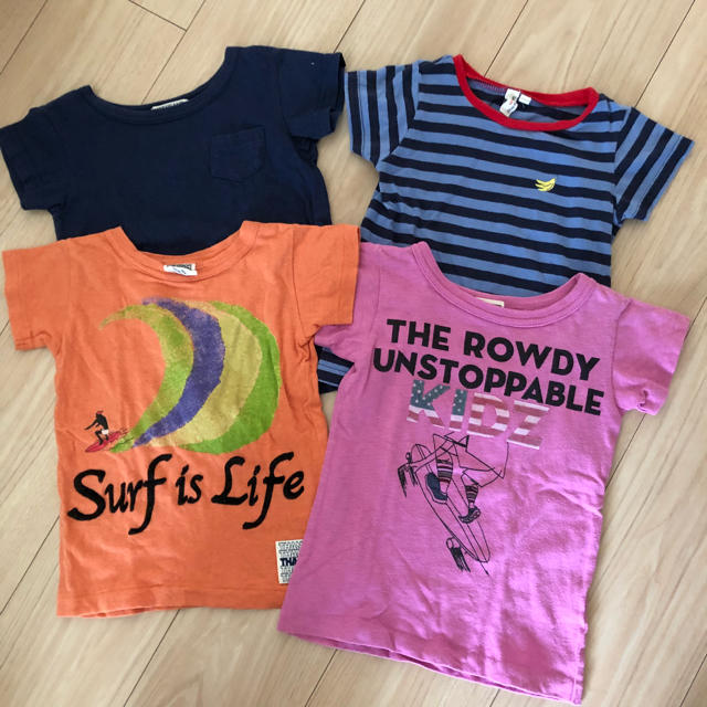 F.O.KIDS(エフオーキッズ)のTシャツ 4枚セット 95 男の子 バラ売りok キッズ/ベビー/マタニティのキッズ服男の子用(90cm~)(Tシャツ/カットソー)の商品写真