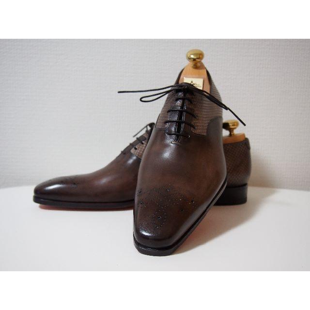 Santoni(サントーニ)の【新品】Santoni サントーニ　ドレスシューズ　茶系　 サイズ6 1/2 メンズの靴/シューズ(ドレス/ビジネス)の商品写真