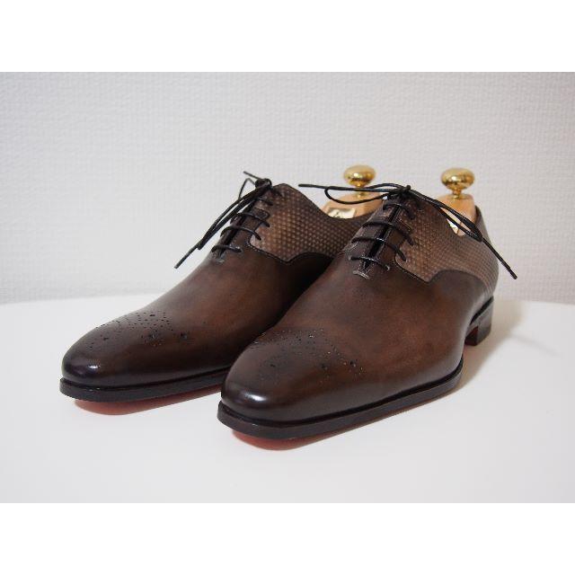 Santoni(サントーニ)の【新品】Santoni サントーニ　ドレスシューズ　茶系　 サイズ6 1/2 メンズの靴/シューズ(ドレス/ビジネス)の商品写真