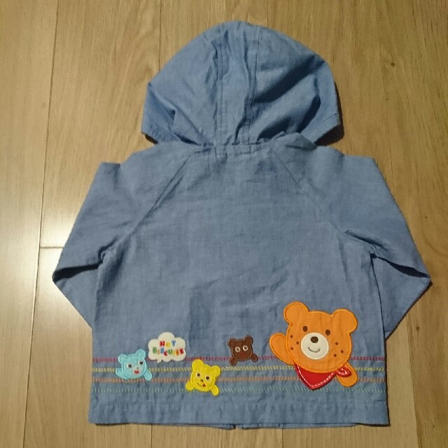 HOT BISCUITS(ホットビスケッツ)のMIKI HOUSE パーカー 90 キッズ/ベビー/マタニティのキッズ服男の子用(90cm~)(その他)の商品写真