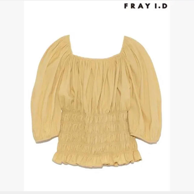 FRAY I.D(フレイアイディー)の18SS 新作 完売 フレイID 新品未使用 美香さん着用トップス イエロー レディースのトップス(カットソー(半袖/袖なし))の商品写真