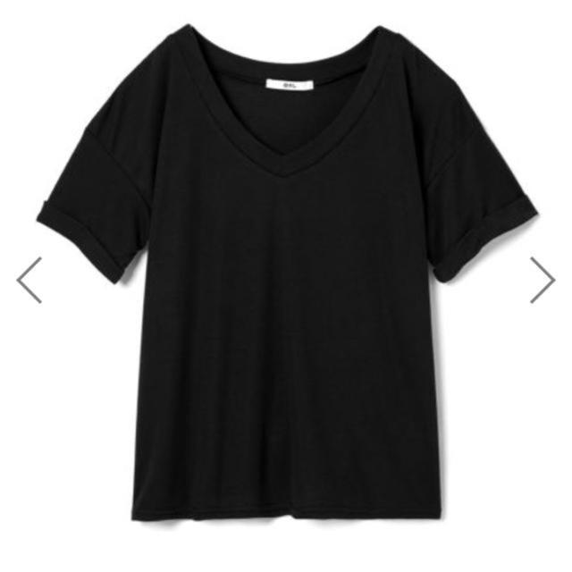 GRL(グレイル)のVネックとろみTシャツ✨ レディースのトップス(Tシャツ(半袖/袖なし))の商品写真