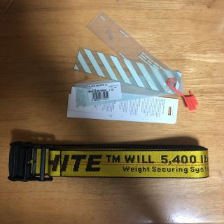 オフホワイト(OFF-WHITE)のけ！た様専用OFF-WHITE industrial belt ベルト 18ss(ベルト)