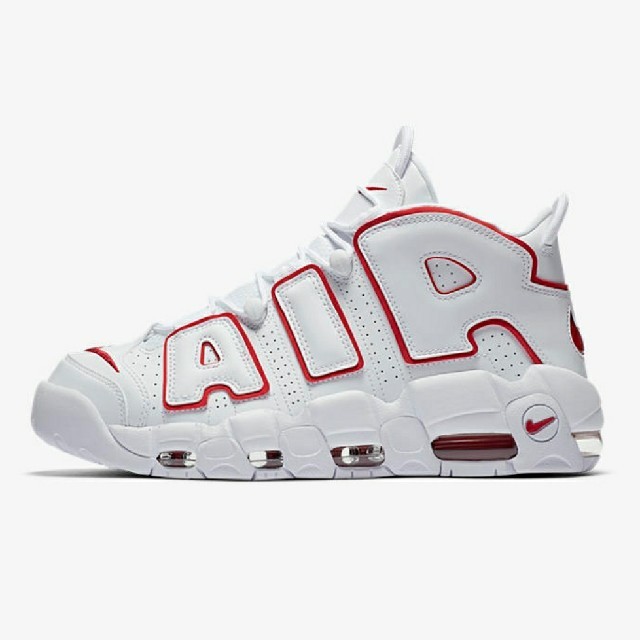 NIKE(ナイキ)の期間限定 NlKE Air more uptempo 96 白赤 28㎝ メンズの靴/シューズ(スニーカー)の商品写真