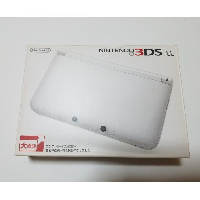 ニンテンドー3DS(ニンテンドー3DS)の3DS LL ホワイト　箱　説明書　ARカード エンタメ/ホビーのエンタメ その他(その他)の商品写真