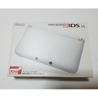 ニンテンドー3DS(ニンテンドー3DS)の3DS LL ホワイト　箱　説明書　ARカード(その他)