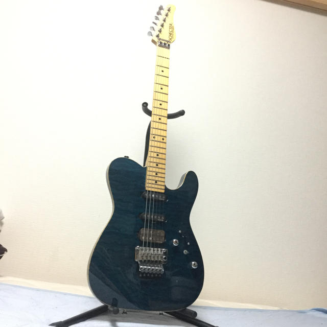 美品 SCHECTER KR1 シースルーブルー