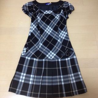 バーバリー(BURBERRY)のBURBERRY♡チェックワンピース(ひざ丈ワンピース)