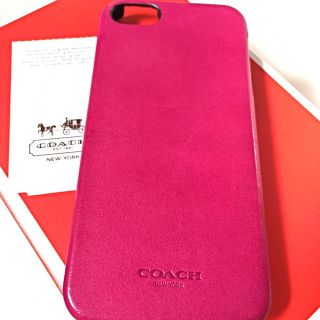 コーチ(COACH)のCOACH iPhone5S 革カバー(モバイルケース/カバー)