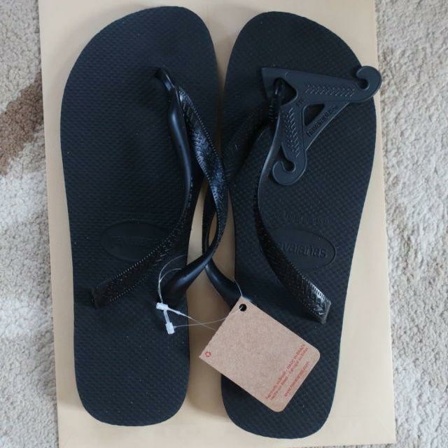 havaianas(ハワイアナス)のハワイアナス トップ ビーチサンダル ブラック 約24-24.5cm(37-38 レディースの靴/シューズ(ビーチサンダル)の商品写真