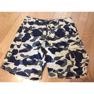 アベイシングエイプ(A BATHING APE)のA BATHING APE エイプ ハーフパンツ サイズM(ショートパンツ)