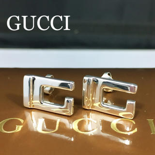 グッチ(Gucci)の新品仕上 グッチ GUCCI Gロゴ ピアス シルバー プレート 925(ピアス)