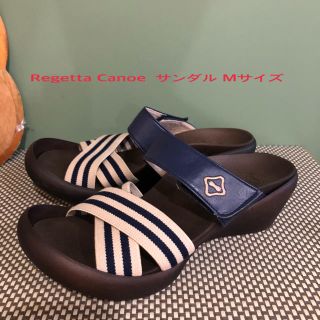 リゲッタカヌー(Regetta Canoe)のリゲッタカヌー ウエッジソールサンダル  Mサイズ(サンダル)