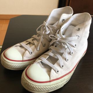 コンバース(CONVERSE)のコンバース・ホワイト・24センチ(スニーカー)