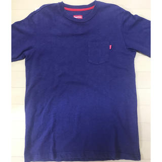 シュプリーム(Supreme)のsupreme pocket s/s tee 紫(Tシャツ/カットソー(半袖/袖なし))