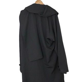 ヨウジヤマモト(Yohji Yamamoto)のヨウジヤマモトプールオム16AW ウールギャバジンストールドッキングコート 新品(ステンカラーコート)