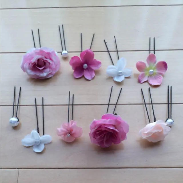 ラプンツェル髪飾り♡ピンク♡オレンジの通販 by ❀mi❀flower ラプンツェル髪飾り♡ピンク♡オレンジの通販 by ❀mi❀flower