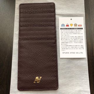 アタオ(ATAO)の新品未使用ATAOカードケース  ボルドー(財布)