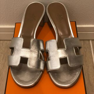 エルメス(Hermes)のゆうこ様専用【HERMES/エルメス】Oasis★大人可愛い★ヒール★サンダル(サンダル)