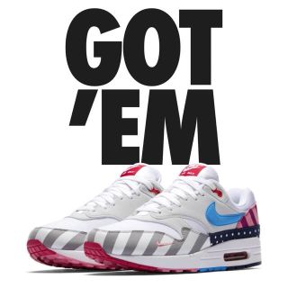 ナイキ(NIKE)の【28.5cm】snkrs購入 NIKE AIR MAX 1 PARRA (スニーカー)