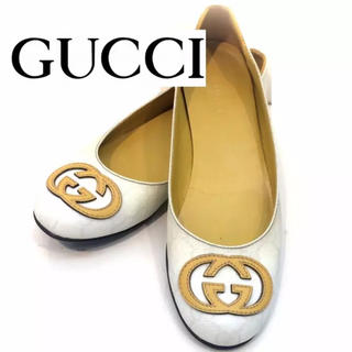 グッチ(Gucci)の◯GUCCI♡グッチ GG フラットシューズ 34 1/2◯(バレエシューズ)