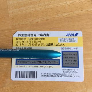 エーエヌエー(ゼンニッポンクウユ)(ANA(全日本空輸))のANA株主優待券1枚(その他)