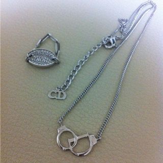 ディオール(Dior)のDior♡ネックレス＆リング(ネックレス)