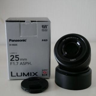 パナソニック(Panasonic)のPanasonic  LUMIX  25mm  f1.7(レンズ(単焦点))