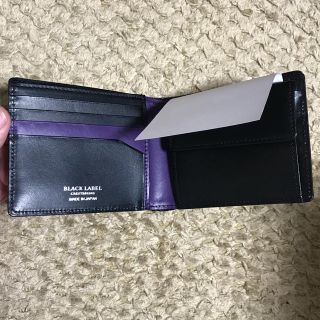 ブラックレーベルクレストブリッジ(BLACK LABEL CRESTBRIDGE)のブラックレーベルクレストブリッジ   財布 紫(折り財布)