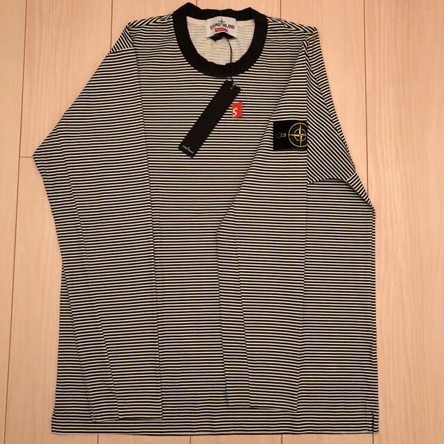 supreme STONE ISLAND ロンT M Tシャツ/カットソー(七分/長袖)