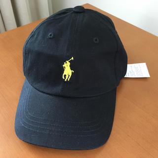 ポロラルフローレン(POLO RALPH LAUREN)のPOLO キッズサイズ キャップ 黒 新品【kuma様売約済】(帽子)