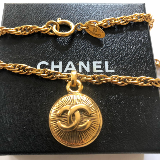 CHANEL ヴィンテージ ゴールドチェーンネックレス | www.innoveering.net